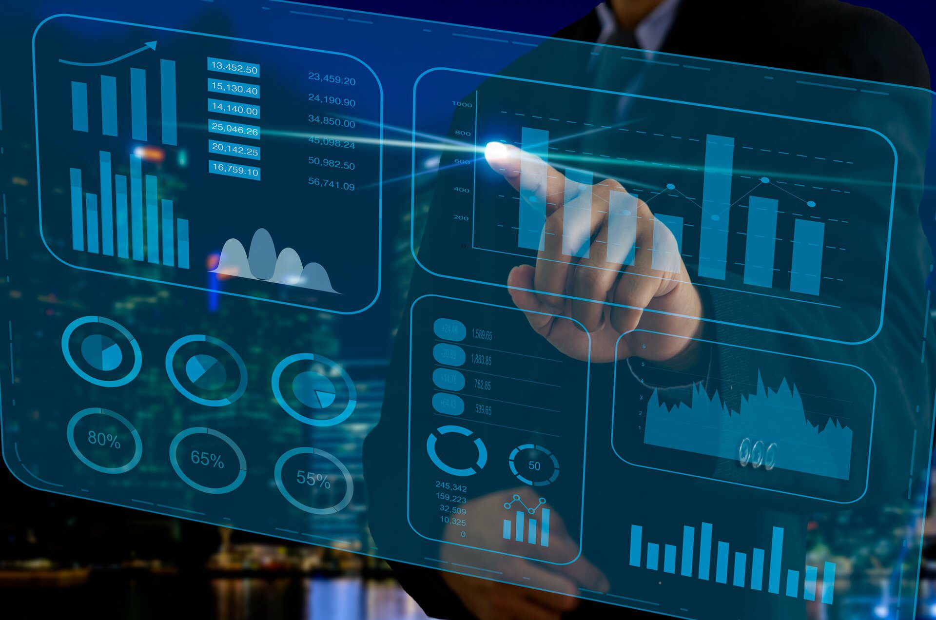 data analytics dashboard AI